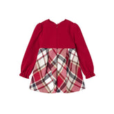 Baby Girls Red Tartan Dress